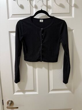 Sunday Best Black Crewneck Top